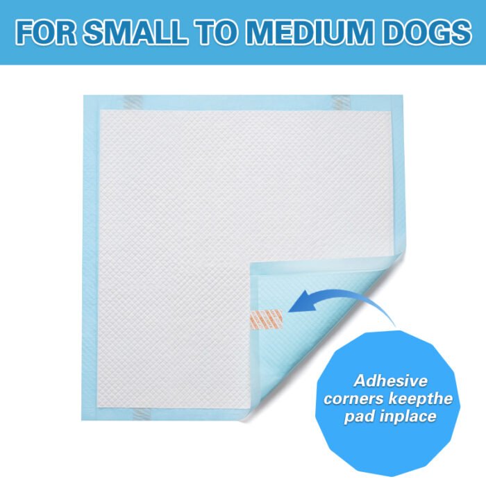Adhesive Puppy Pee Pads, Super Absorbent, Prevents Movement, Keeps Environment Clean
