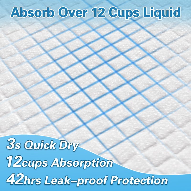 Large Dog Pads - Extra Large Size, Super Absorbent, Perfect for Large Pets
